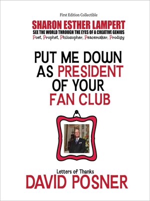 cover image of Put Me Down as President of Your Fan Club